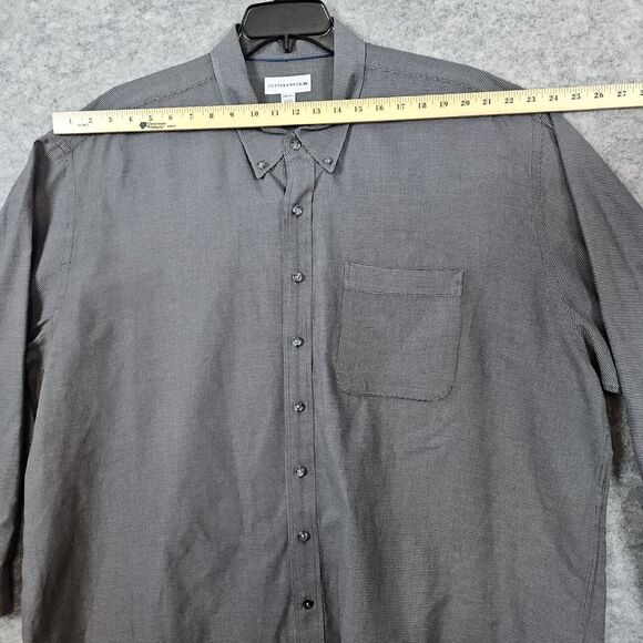 Cutter & Buck Men's Size 3XB Black & White Mini Houndstooth/Puppytooth Pattern - Picture 11 of 16